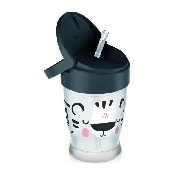 LOVI - Cana mea cu pai Salt&Pepper Junior 250 ml