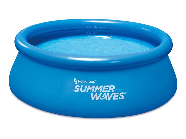 MAC TOYS - Piscină de familie albastră cu filtrare