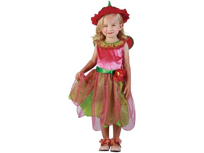 MADE - Costum de carnaval Strawberry Fairy, 92-104cm