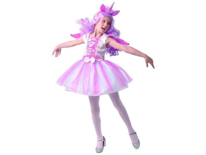 MADE - Costum de carnaval - unicorn, 120 - 130 cm