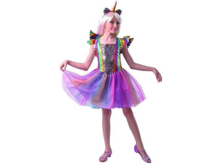 MADE - Costum de carnaval - unicorn, 110 - 120 cm