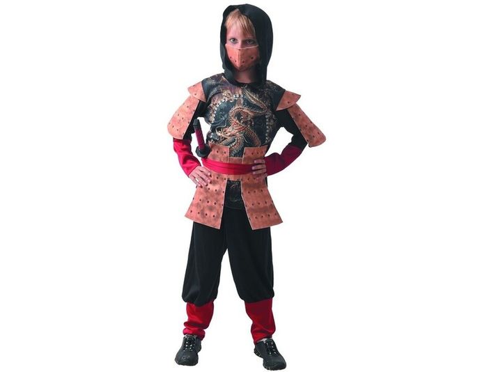 MADE - Costum de carnaval - Ninja, 110 - 120 cm