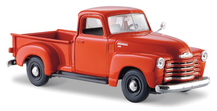 MAISTO - 1950 Chevrolet 3100 Pickup, portocaliu, 1:25