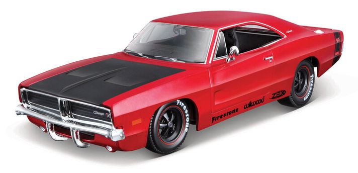 MAISTO - 1969 Dodge Charger R/T, roșu, Classic Muscle, 1:25