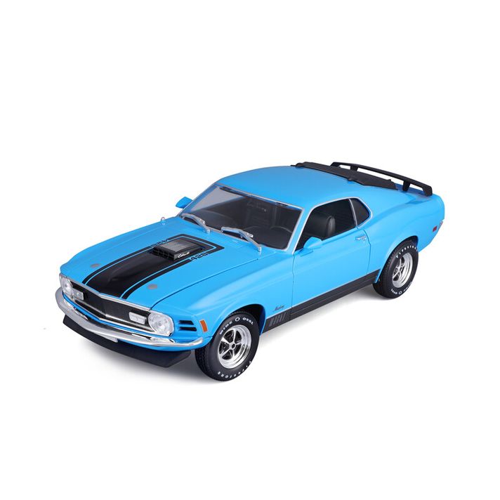 MAISTO - 1970 Ford Mustang Mach 1, albastru, 1:18