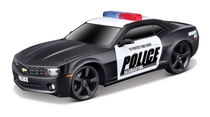 MAISTO - 2010 Chevrolet Camaro SS, poliție, cu lumini și sunete, 1:24