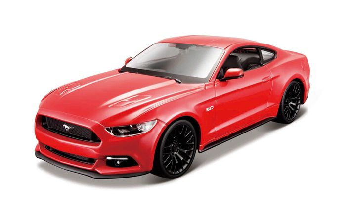 MAISTO - 2015 Ford Mustang GT, roșu, assembly line, 1:24