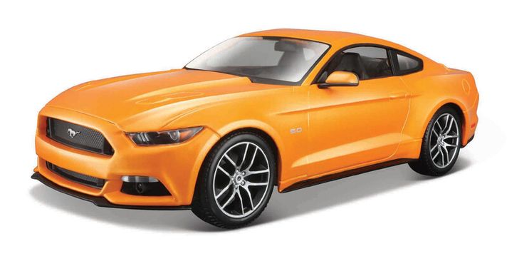 MAISTO - 2015 Ford Mustang GT, metal portocaliu, 1:18