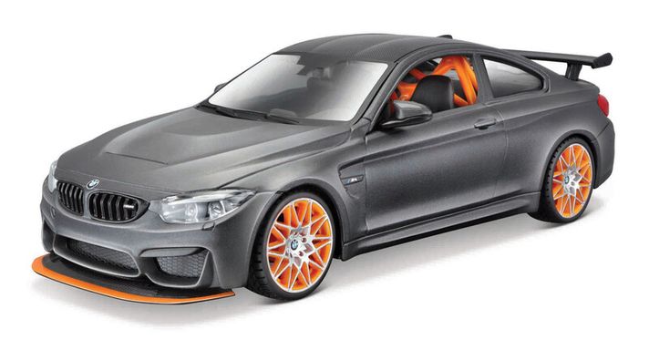 MAISTO - BMW M4 GTS, gri metalic mat, assembly line, 1:24