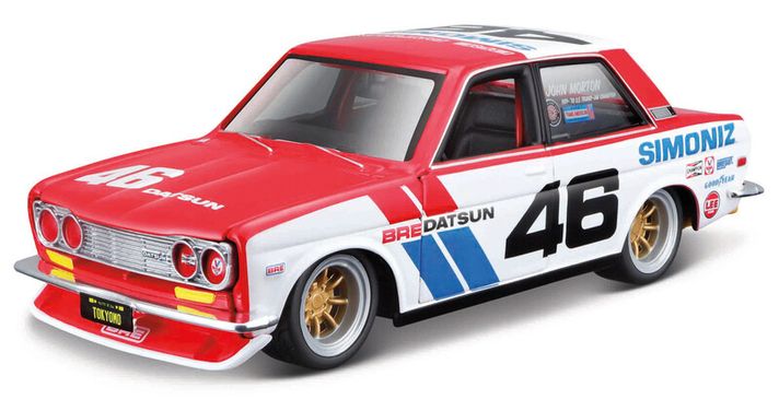 MAISTO - BRE Datsun 510, roșu, Tokyo Mods, 1:24