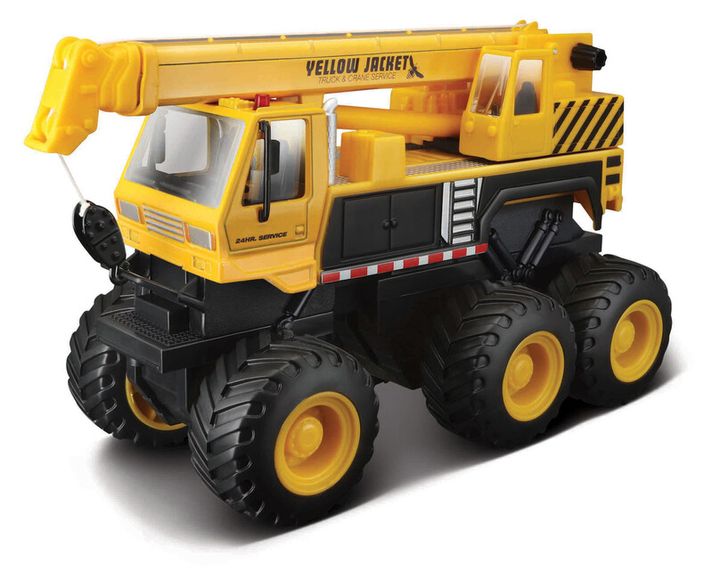 MAISTO - Builder Zone Quarry monsters, vehicule comerciale, macara