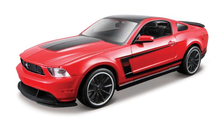 MAISTO - Ford Mustang Boss 302, roșu, assembly line, 1:24