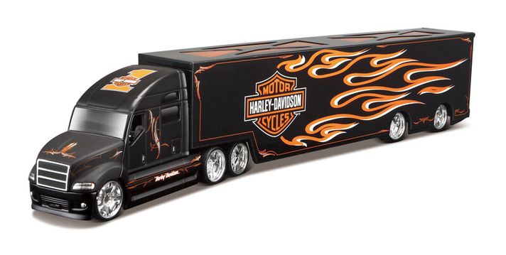 MAISTO - Harley-Davidson Haulers, flăcări, 1:64