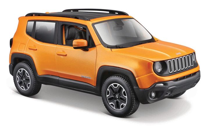 MAISTO - Jeep Renegade, portocaliu, 1:24