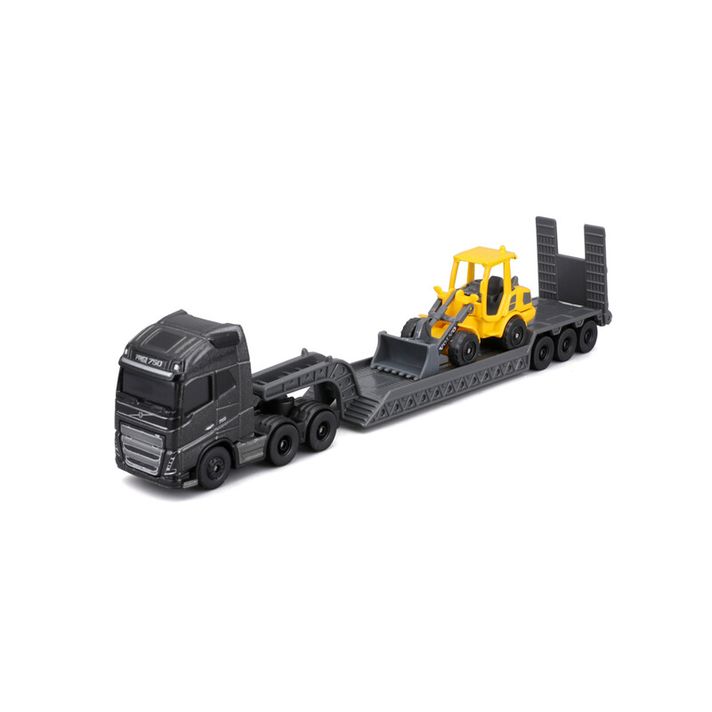 MAISTO - Mini mașini de lucru - Scania 770S, Volvo L25H Wheel Loader with Bucket