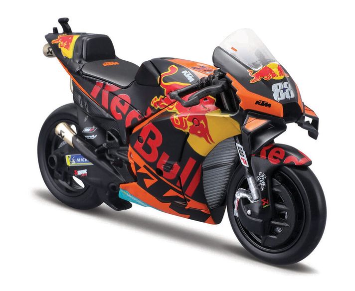 MAISTO – Motocicletă, Red Bull KTM Factory Racing 2021, (#88 MIGUEL OLIVEIRA), 1:18