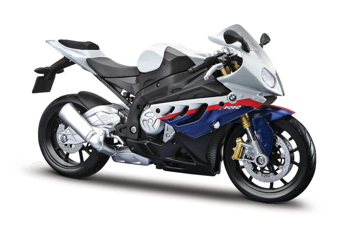 MAISTO - Motocicletă cu suport, BMW S 1000 RR, 1:12