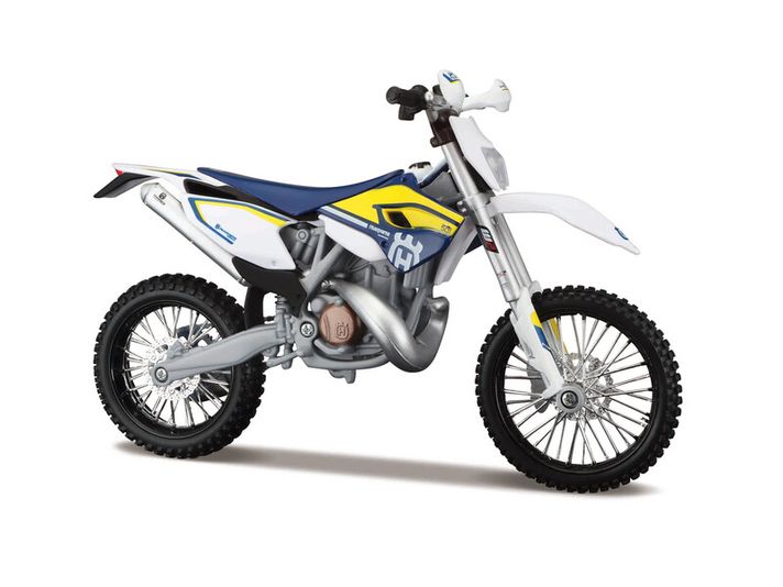 MAISTO - Motocicletă cu suport, Husqvarna FE 501, 1:12