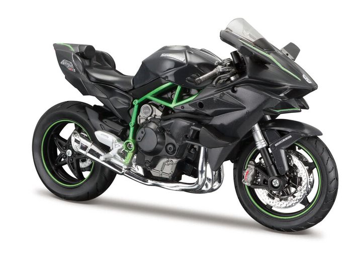 MAISTO - Motocicletă cu suport, Kawasaki Ninja H2 R, 1:12