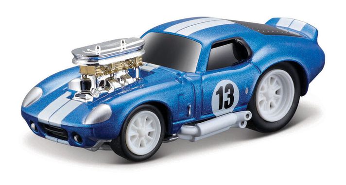 MAISTO - Muscle Machines - 1965 Shelby Cobra Daytona Coupe, albastru, 1:64