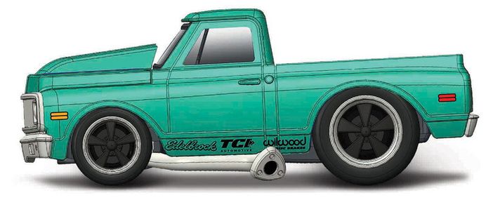 MAISTO - Muscle Machines - 1972 Chevrolet C10 Pickup, 1:64