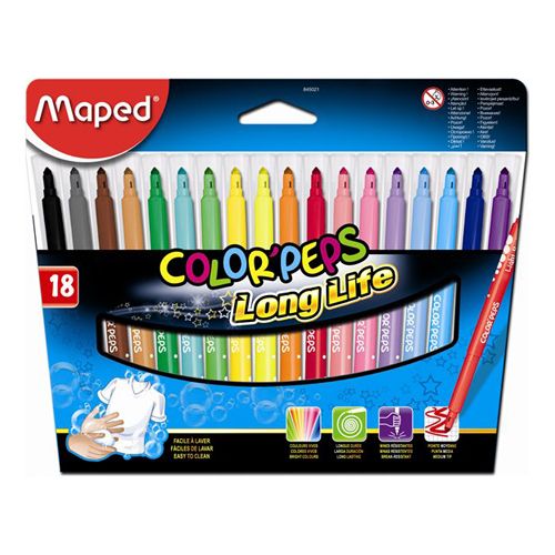 MAPED - Markere "COLOR`PEPS", 18 buc