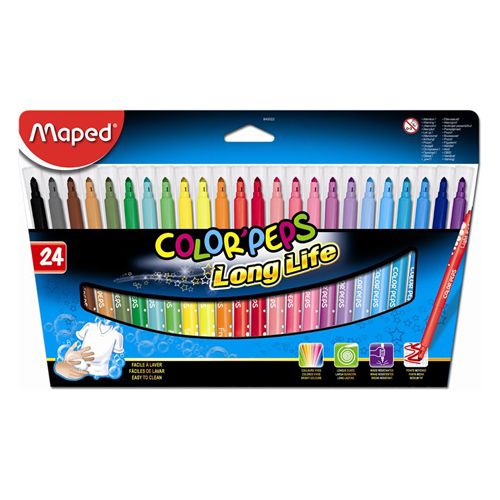 MAPED - Markere "COLOR`PEPS", 24 buc