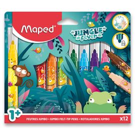 MAPED – Markere Jungle Fever Jumbo 12 buc