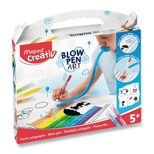 MAPED - Set creativ CREATIV Blowpen String Art, set 6 buc.