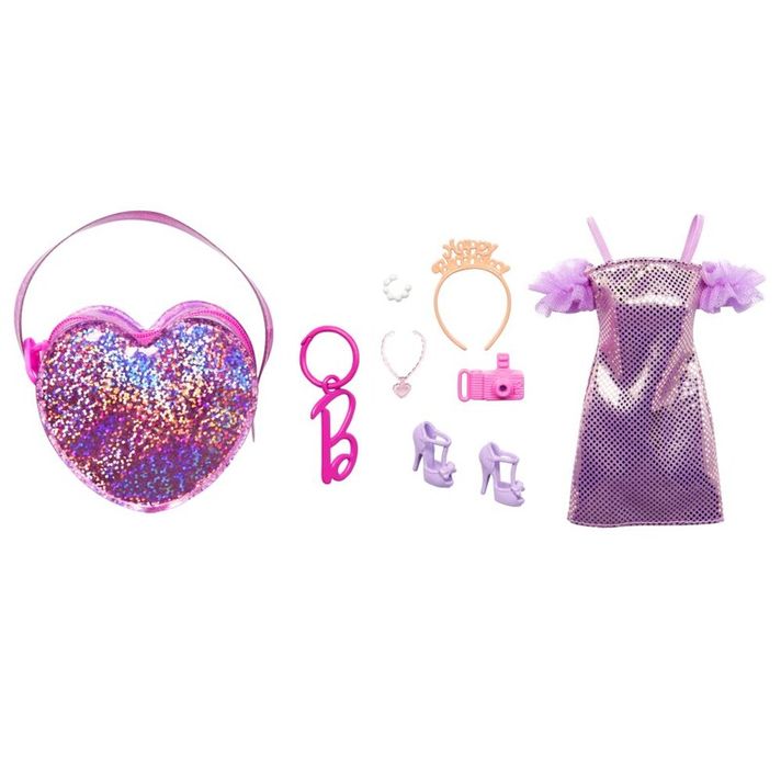 MATTEL - Rucsac/buzunar Barbie cu costum și accesorii, Mix Products