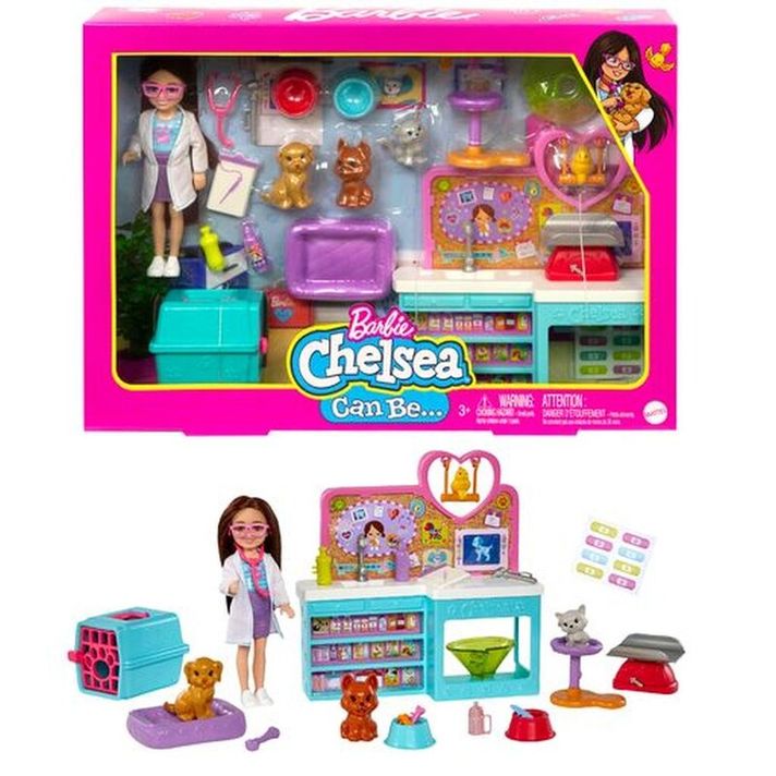 MATTEL - Set de joacă pentru veterinarBarbie Chelsea