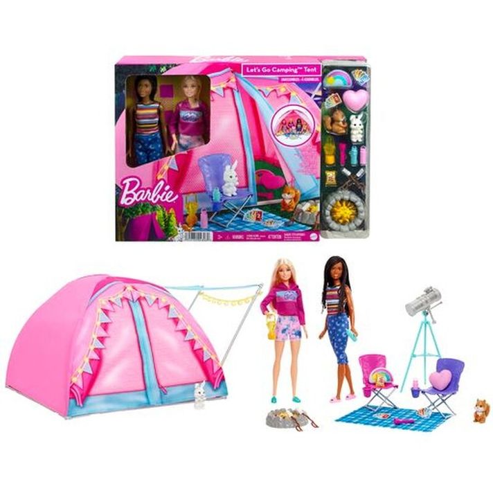 MATTEL - Cort Barbie Dhacu 2 păpu?i ?i accesorii