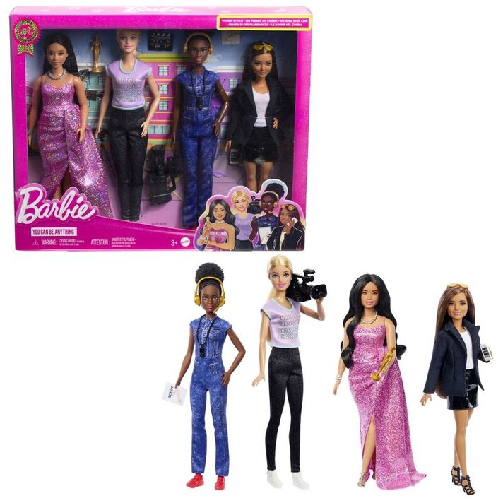 MATTEL - Barbie Set 4 buc Păpuşă Ocupația de film