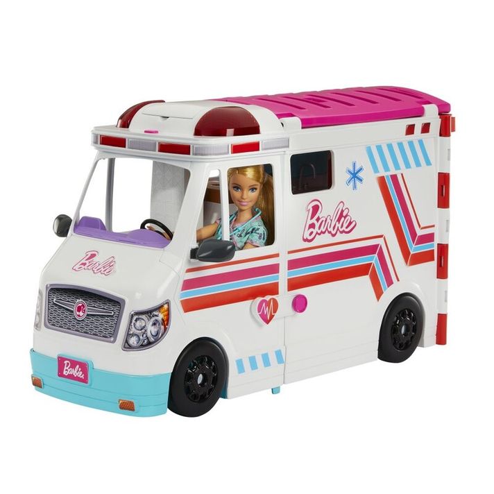 MATTEL - Barbie ambulanță și clinică 2 în 1