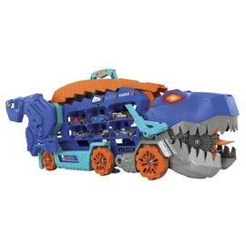 MATTEL - Hot Wheelittle Smoby tractor t-rex de oras cu lumini si sunete