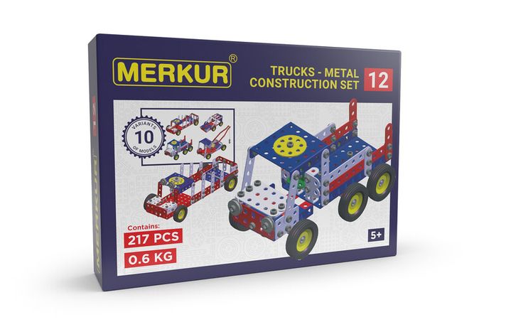 MERKUR - 012 Vehicul de tractare, 217 piese, 10 modele