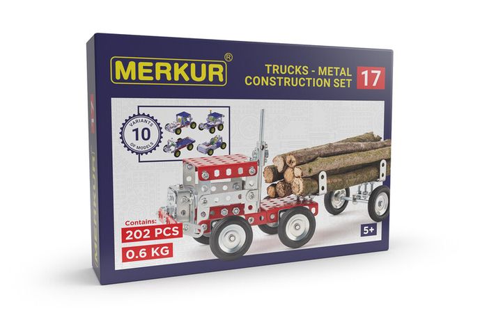 MERKUR - Camion 017, 202 piese, 10 modele