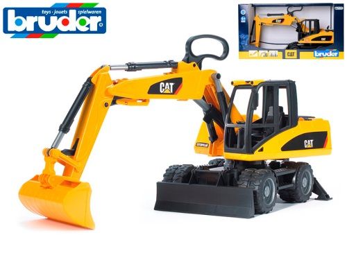 MIKRO TRADING - Excavator Bruder CAT 26cm pe funcționare liberă în cutie