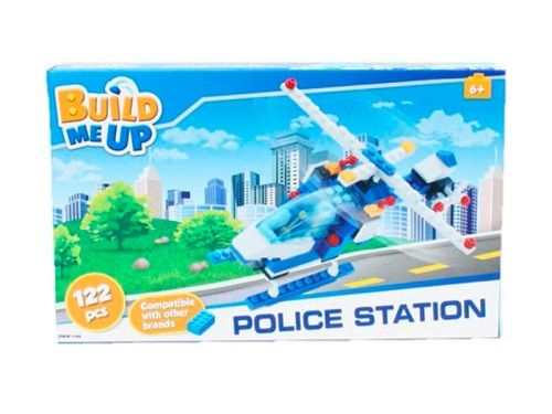 MIKRO TRADING - BuildMeUp set de construcție - Stație de poliție 122buc în cutie