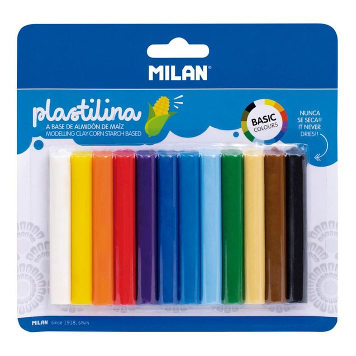 MILAN - Plastilină 6 bețișoare în culori primare 140 g