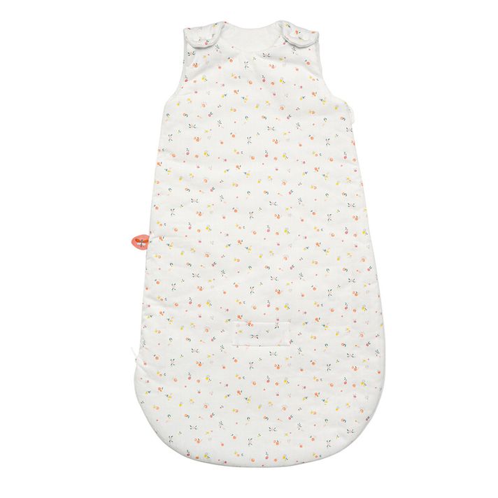 NATTOU - Sac de dormit bumbac TOG 2 flori alb 0-6 m, 70 cm Mila, Zoe & Lana