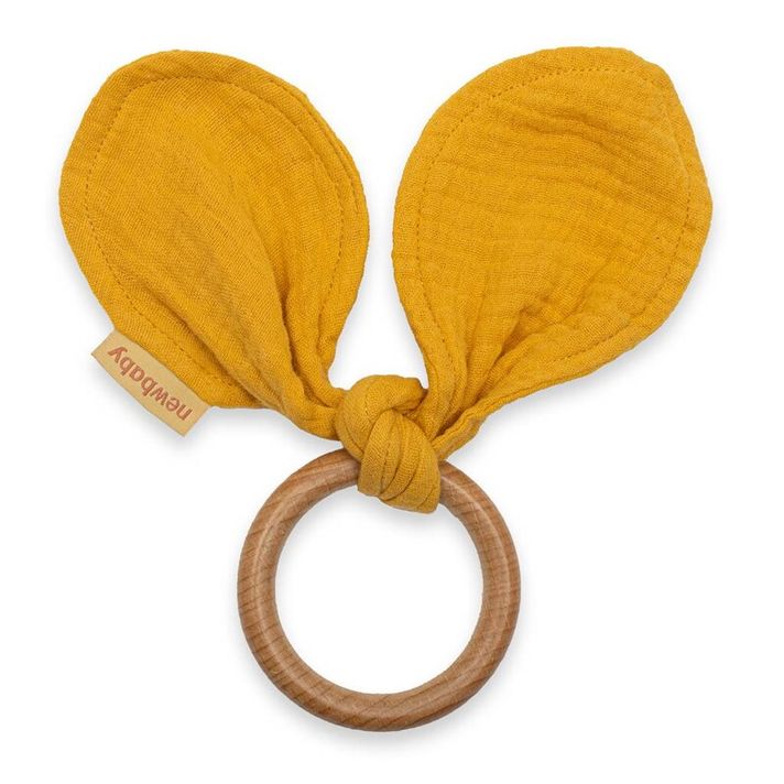 NEW BABY - Bucată cu frunze Ears mustard