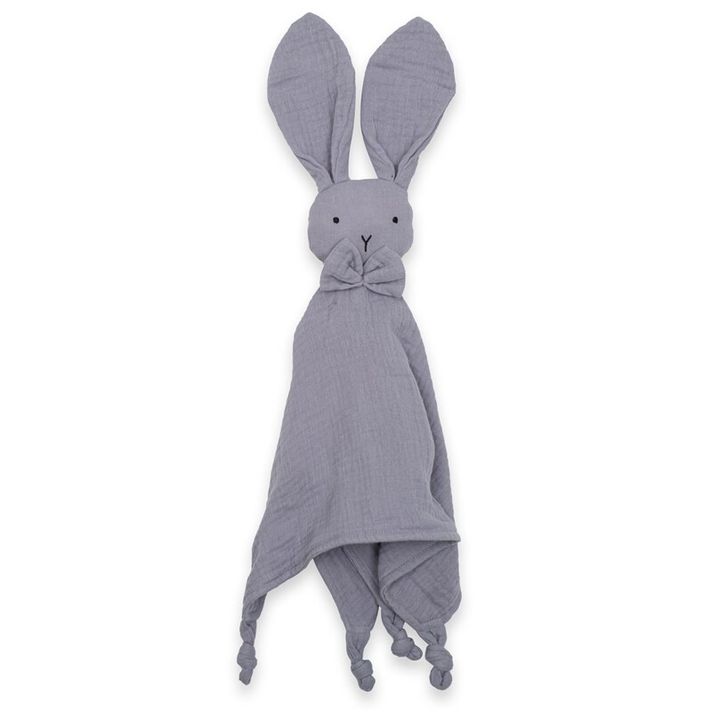 NEW BABY - Jucărie de muselină pentru a adormi Rabbit grey