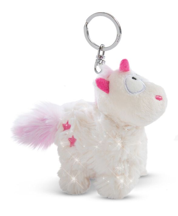 NICI - breloc Unicorn Theodor în costum de zăpadă 10cm, GREEN