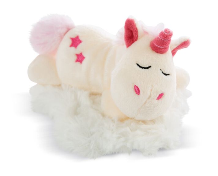 NICI - pluș Unicorn adormit Theodor 16cm, întins pe un nor GREEN