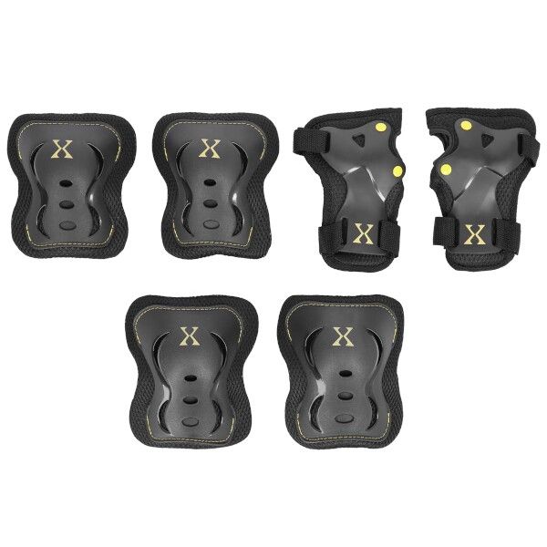 NILS - Set protecții Extreme H320 Negru-Galben L