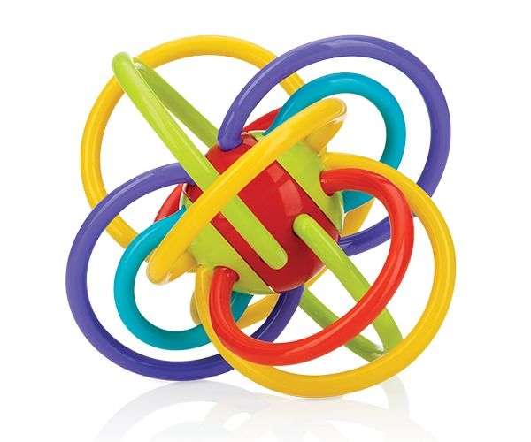 NUBY - Buclă de teether cu zornăitor 6m+