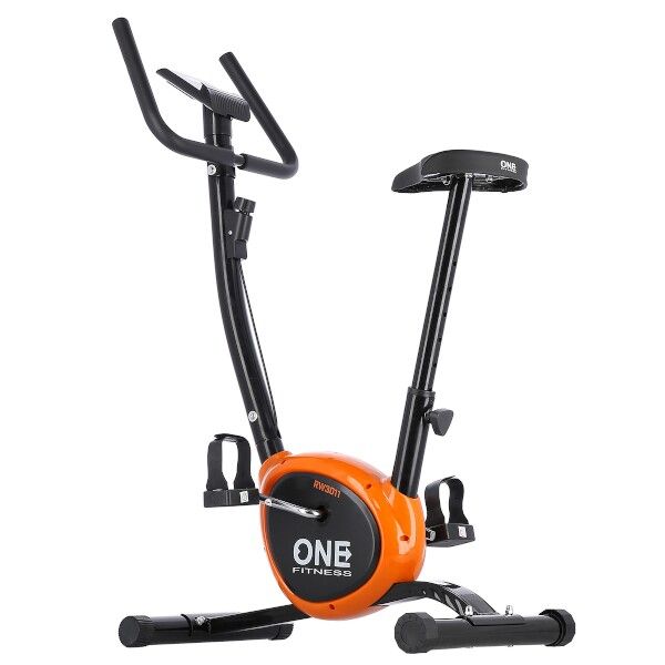 ONE FITNESS - Bicicletă mecanică RW3011 negru-portocaliu