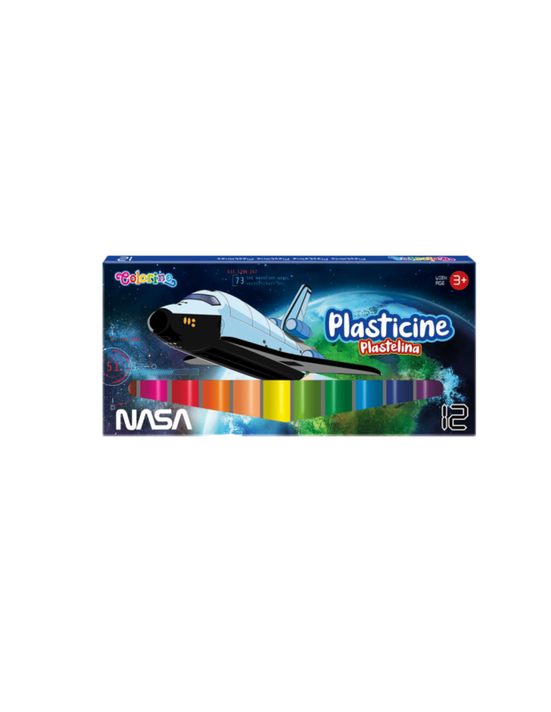 PATIO - Colorino plastilină 12 culori NASA
