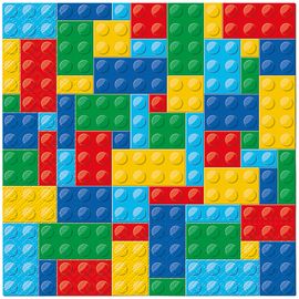 PAW - Șervețele L 33x33cm Colorful Bricks